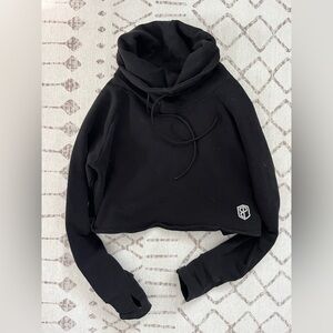 Born Primitive Cowl Neck Crop Hoodie